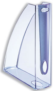 Esselte Allura Magazine Rack File A4 Transparent
