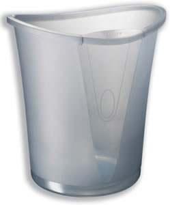 Esselte Allura Waste Bin with Flat Back