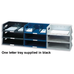 Sorty Standard Letter Tray Black