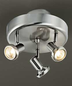 eterna Plug In Bathroom 3 Light Plate