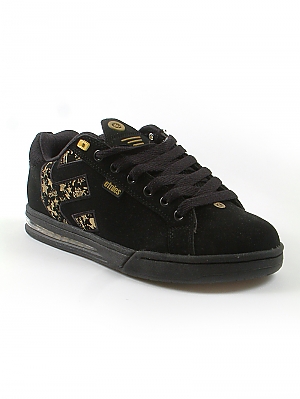 Etnies Angle Skate Shoes - Black/Gold