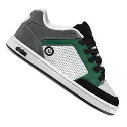 Boys Sheckler Skate Shoes -Black/Grey/White