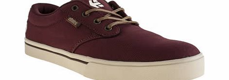 Etnies Burgundy Jameson 2 Eco Trainers