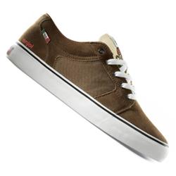 etnies Enjoi Barge Skate Shoes - Brown/Gum/White