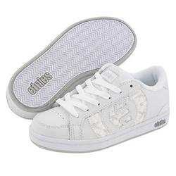 Girls Jnr Capital Skate Shoes - Wte/Gry/Sil