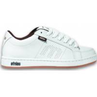 KINGPIN SMU SHOES WHITE/BROWN