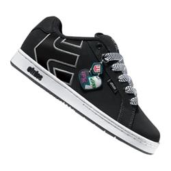 Ladies Fader Skate Shoes - Black/Blue/White