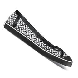 Ladies Myra Shoes - Black/White