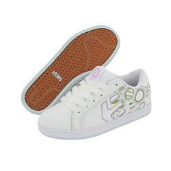 Ladies Slinch Skate Shoes - White/Lavender