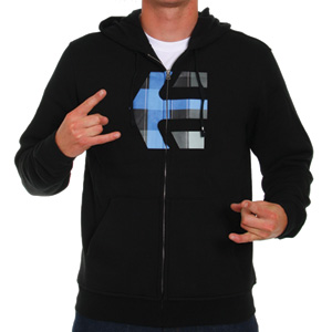 Logo Fill Zip hoody