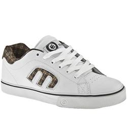 Male Calli Vulc Leather Upper in White & Brown