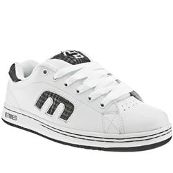 Male Callicut Leather Upper in White and Black