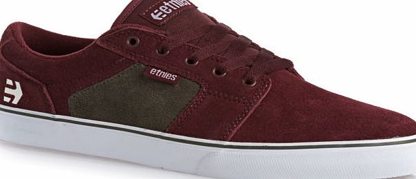 Etnies Mens Etnies Barge Ls Shoes - Maroon/white