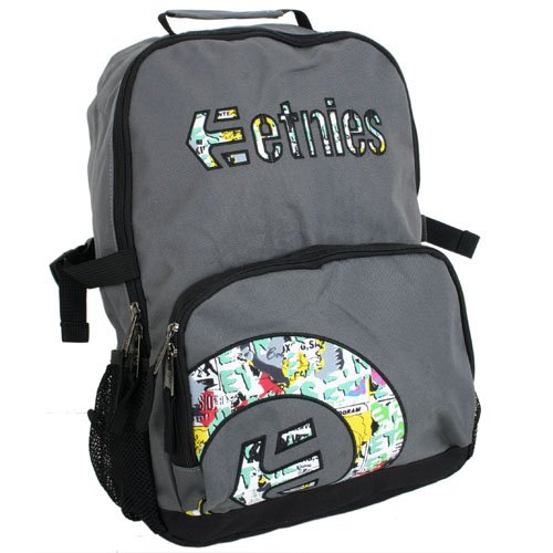 Etnies Mens Etnies Mckall 2 Backpack Charcoal 010