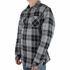 Mens Etnies San Diego Quilted Shirt Dark Grey