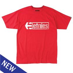 Stencil Box T-Shirt - Red