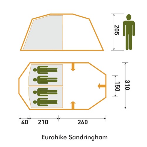 Eurohike Sandringham Tent