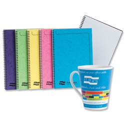 Notemaker Pad Headbound 80gsm A4 Assorted