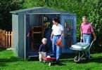 Shed Size 3: Side Canopy 150cm x 156cm - Quartz Grey