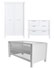 Como Roomset - Cot, Chest & Wardrobe