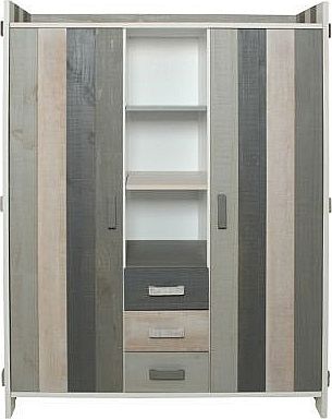 Jelle Wardrobe 3 Doors-Jelle Mix