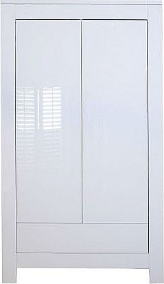 Europe Baby Somero Gloss Wardrobe-White