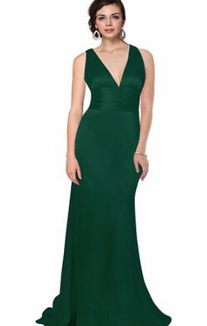 Ever-Pretty HE09008GR08, Green, 8UK, Ever Pretty Empire Waist Maxi Party Dresses 09008