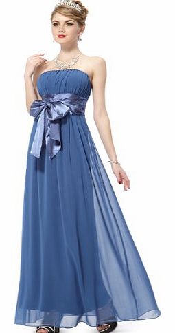 Ever-Pretty HE09060BL14,14UK,Blue,Ever Pretty Long Bridesmaids Dresses Women 09060