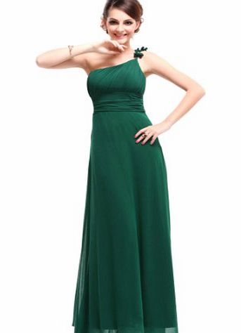 Ever-Pretty HE09596GR10, 10UK, Green,Ever Pretty Flower Ruffles Evening Dresses UK 09596