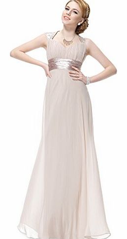 Ever-Pretty HE09672KQ18, Khaki, 18UK, Ever Pretty Sexy Maxi Dress For Weddings 09672