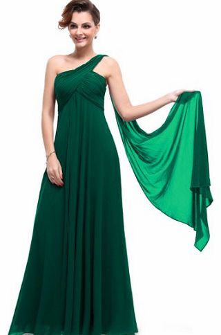 Ever-Pretty HE09816GR10, Green, 10UK, Ever Pretty Chiffon Bridesmaids Dresses Adult 09816