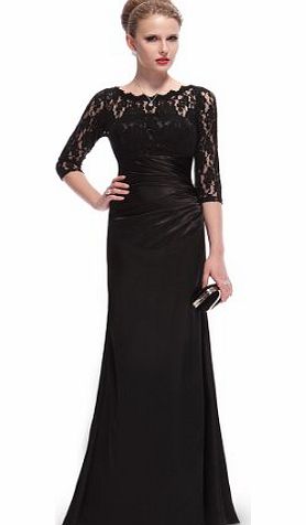 Ever-Pretty HE09882BK14, Black, 14UK, Ever Pretty Wedding Guest Dresses Maxi 09882