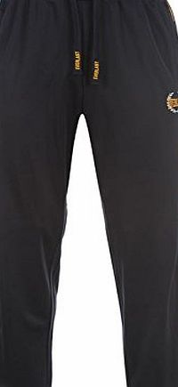 Everlast Mens Track Pants Tracksuit Bottoms Trouser Drawstring Elasticated Waist Black L