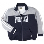 Mens Track Top Navy/Grey Marl