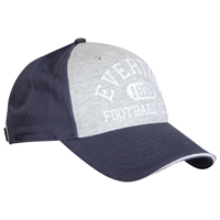 Everton Jersey Panel Cap - Navy/Grey.