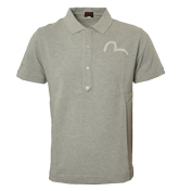 Grey Pique Polo Shirt