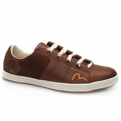 Evisu Male Nihon Leather Upper in Brown