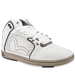 Evisu Male Omote-sando Leather Upper in White