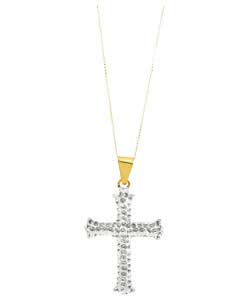 9ct Yellow Gold Cross Pendant