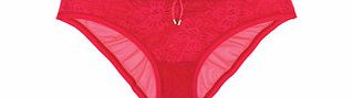 Beauty Blaze red lace briefs