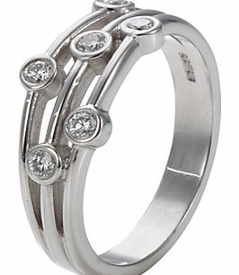 18ct White Gold Diamond Ring