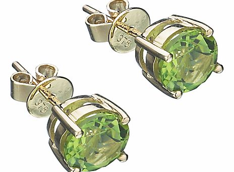 Peridot Stud Earrings