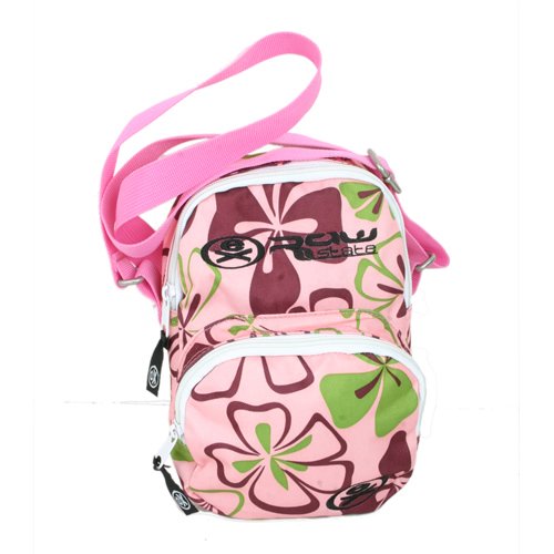 Ladies Ex Raw State Hula Shoulder Bag Pink Print