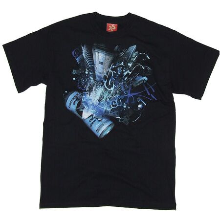 Explosion Black T-Shirt