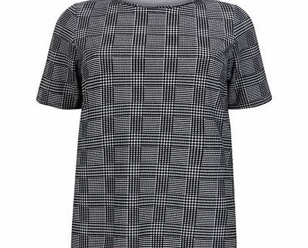 Inspire Black Check T-Shirt 3347027