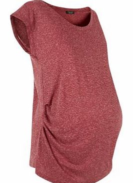 Maternity Dark Red Wrap Back T-Shirt 3305668