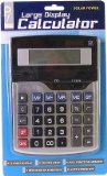 Large Display Solar Power Desktop Calculator