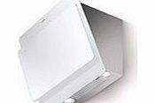 Faber Cocktail 55cm Chimney Hood - White Glass