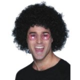 fabfancydress Afro Wig Economy,Black