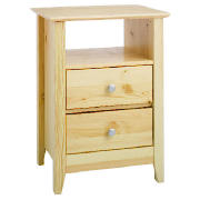 Fairhaven 2 Drawer Bedside Table, Natural